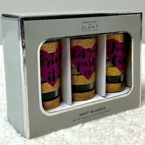 Slant "Girls" Glass Shot Glass Set